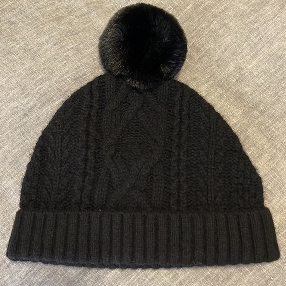 Ted Baker London NWOT Black Beanie - Picture 2 of 4